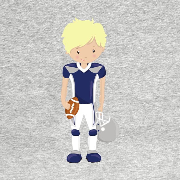 American Football, Blond Hair, Cute Boy, Rugby by Jelena Dunčević